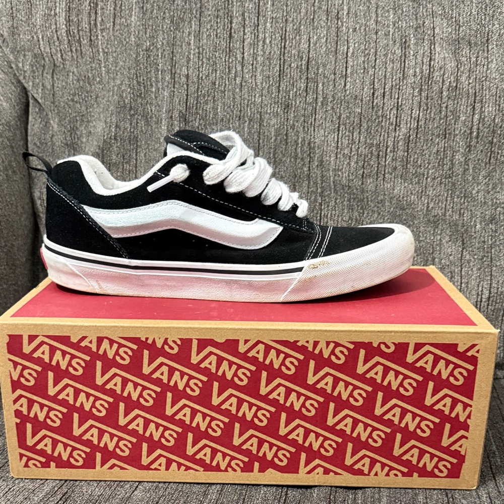 Vans Classic Black and White Skate Shoes